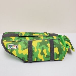 Outward Hound Dog Green Camouflage Water Life Jacket Camo Size Small